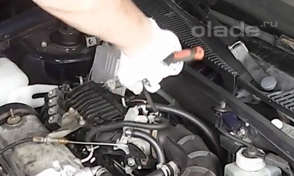 Хомуты впускной гофры Лада