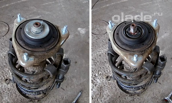 Верхняя гайка стойки Лада