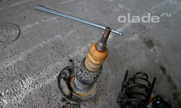 Чистка штока Лада