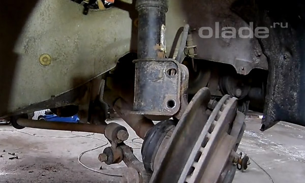 Установка цапфы Лада