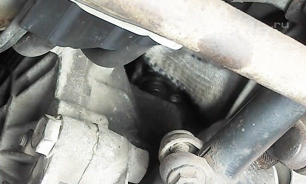 Демонтаж датчика скорости Калина